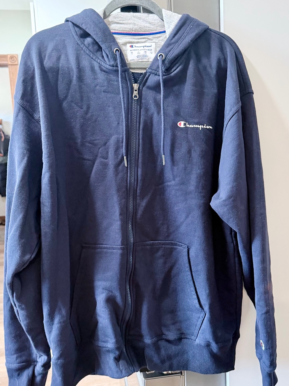 Champion Men’s Navy Blue Full-Zip Hoodie